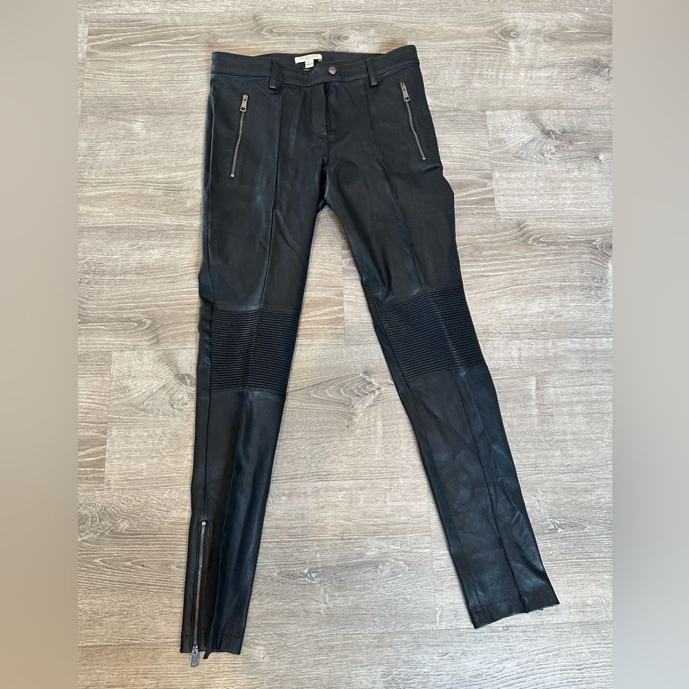 Burberry Brit leather pants size 8